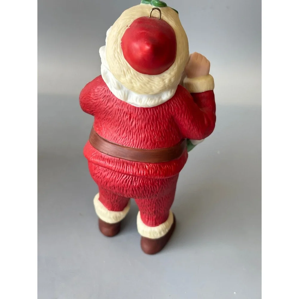 Vtg Hallmark 1986 Jolly Saint Nick Santa‎ Claus Christmas Ornament 5